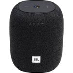 JBL - Link Music Smart Wi-Fi and Bluetooth Speaker with Google Assistant - Black - OPEN BOX