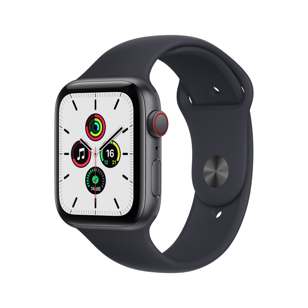 Apple Watch SE (GPS + Cellular) 40mm Space Grey Aluminum Case with Midnight Sport Band (2021) - OPEN BOX